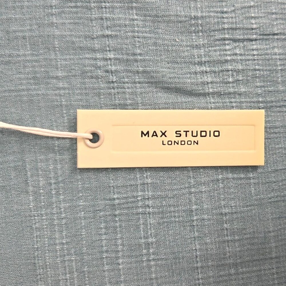 Max Studio London Flutter Texture Knit T-Shirt Si… - image 7